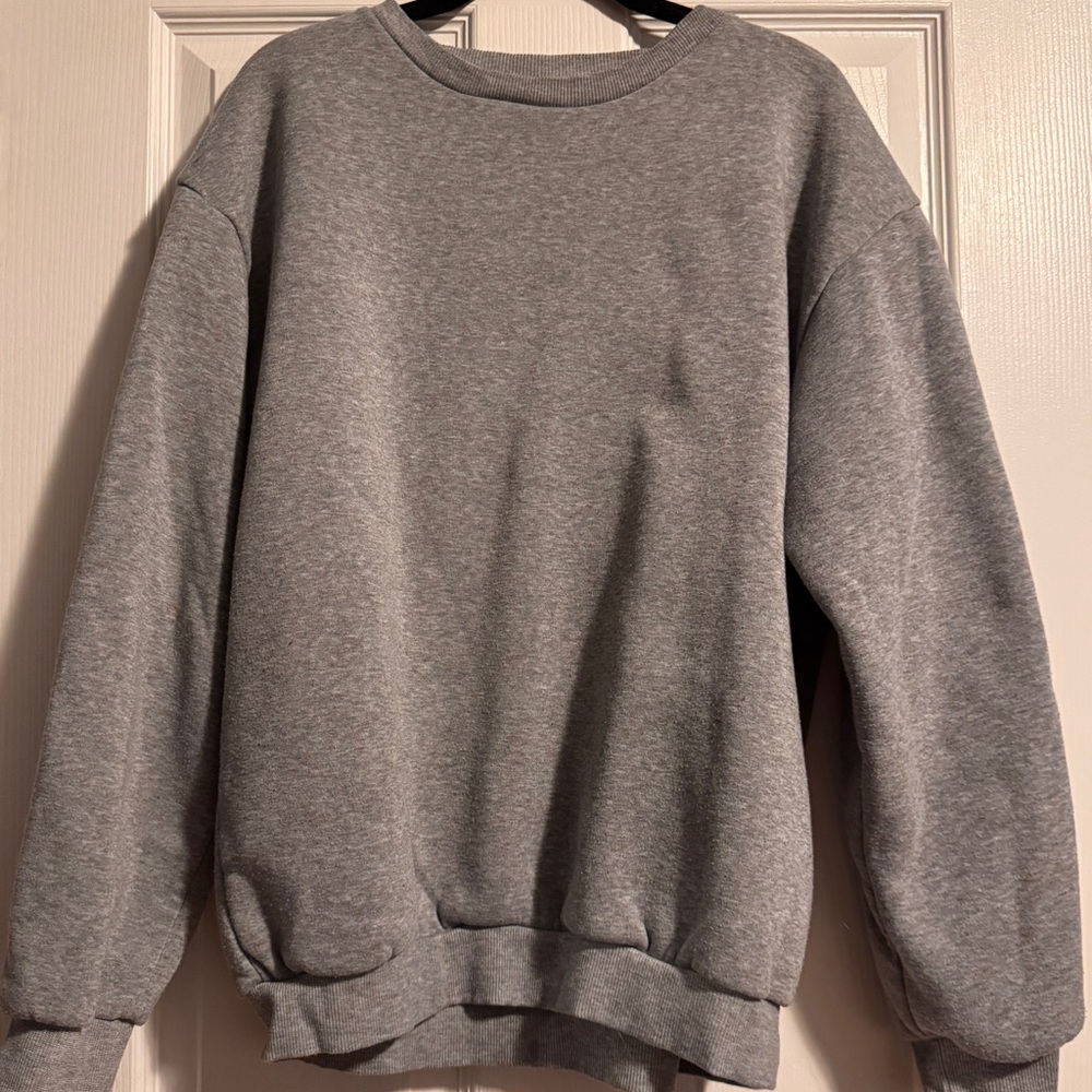 SHEIN Gray Women's Crew Neck Sweater